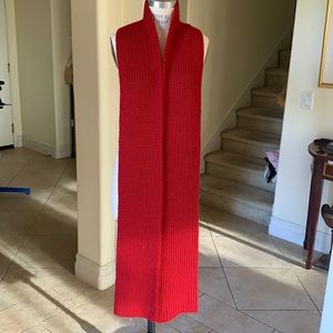 Kors Michael Kors long red scarf!